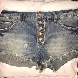 Free People Size 26 Jean Shorts